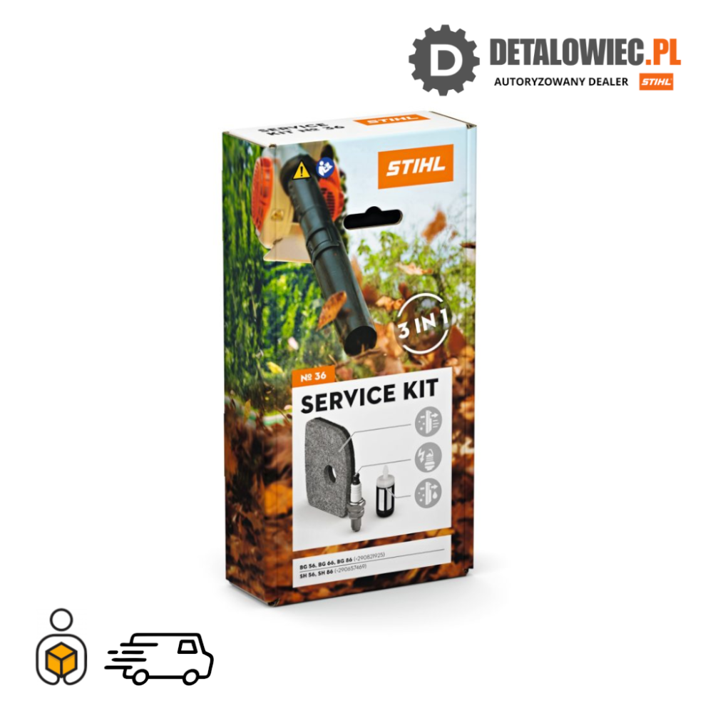 STIHL Zestaw serwisowy 36 do BG 56, 86 (do 2012), SH 56, 86 (do 2012)
