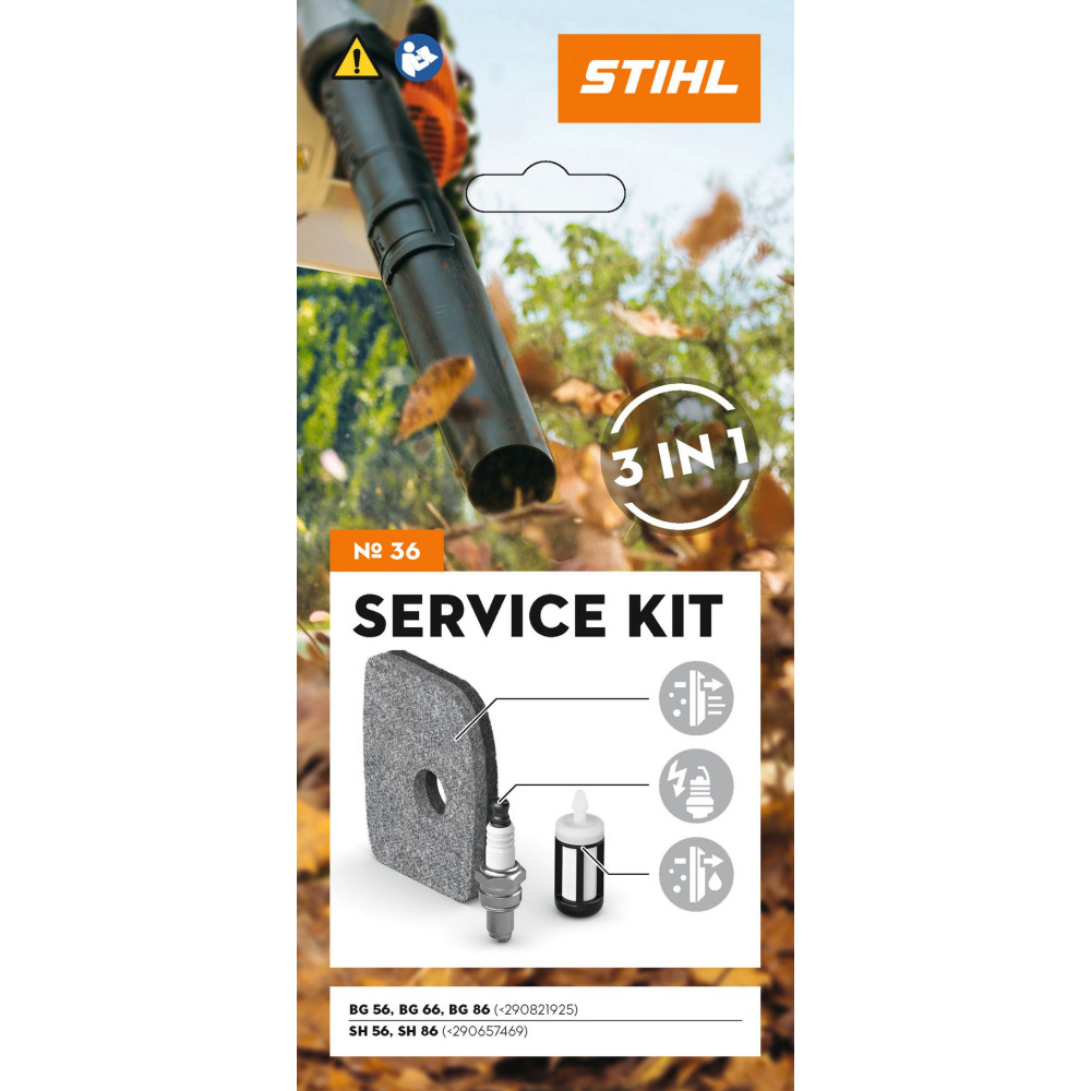STIHL Zestaw serwisowy 36 do BG 56, 86 (do 2012), SH 56, 86 (do 2012)