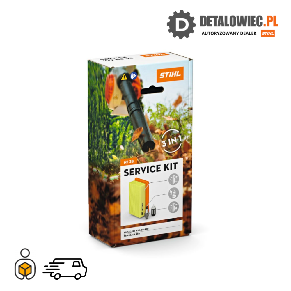 STIHL Zestaw serwisowy 38 do BR 350, 430, 450, SR 430, 450