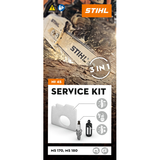 STIHL Zestaw serwisowy 45 do MS 170 2-MIX (od 2015), MS 180 2-MIX (od 2016)