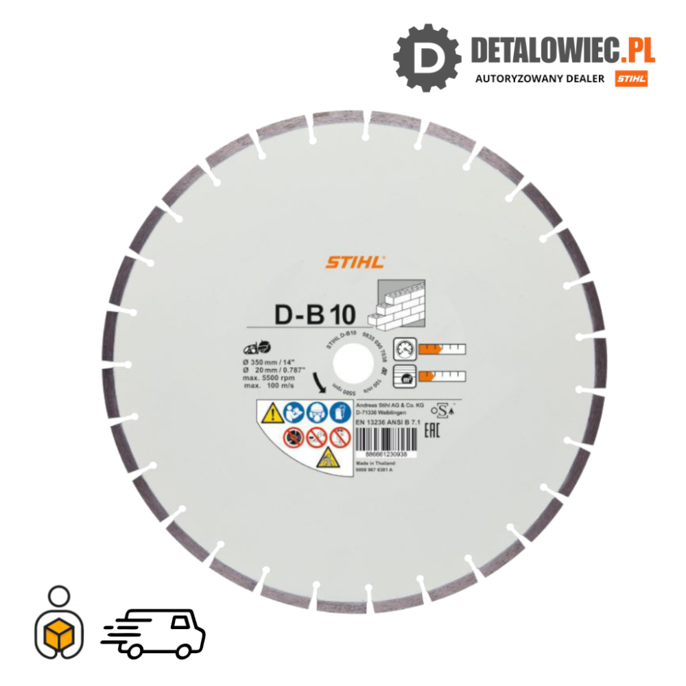 STIHL Tarcza tnąca D-B10 Ø 230mm/9"