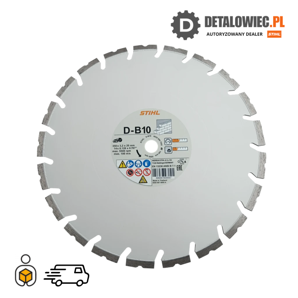 STIHL Tarcza tnąca D-B10 Ø 350mm/14"