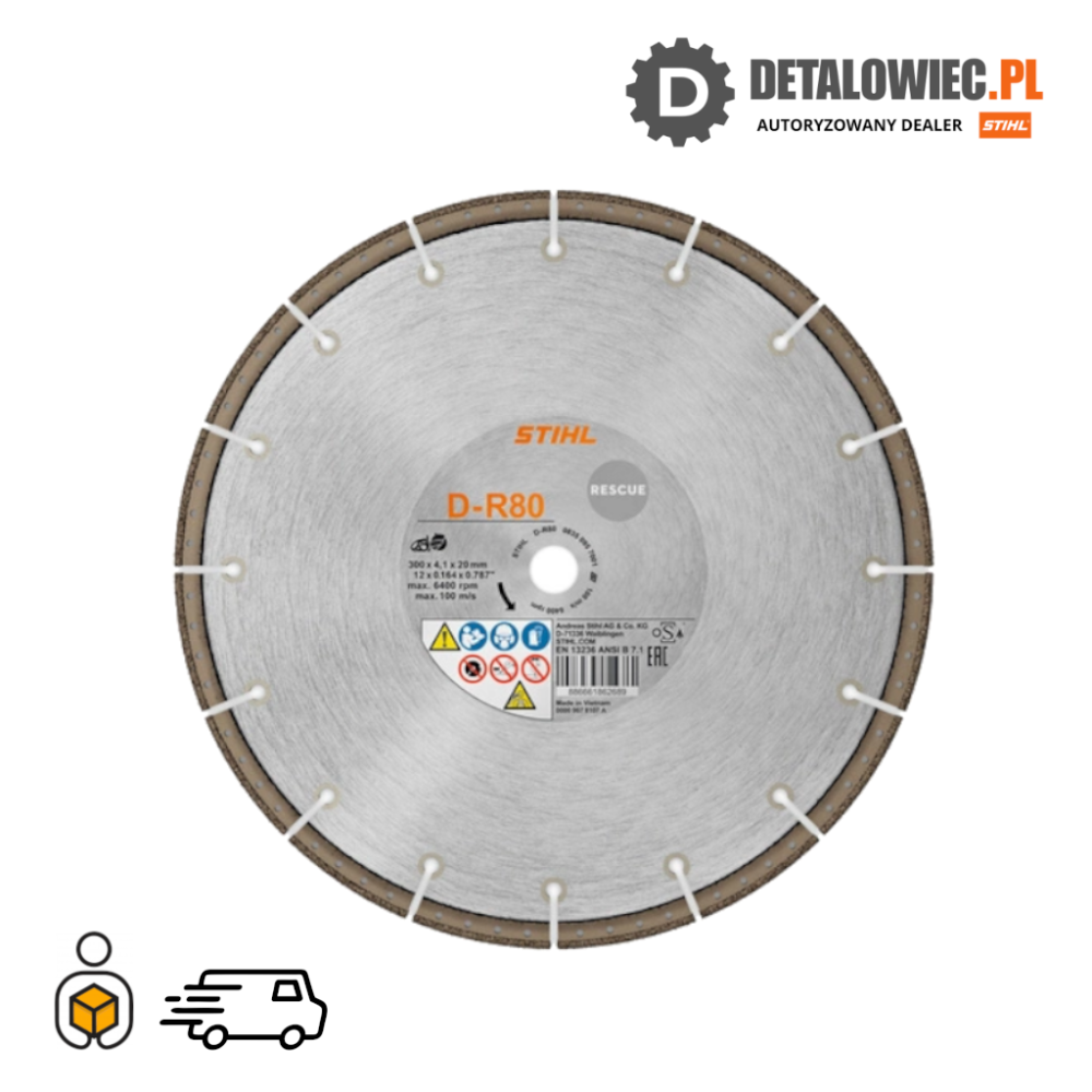STIHL Tarcza tnąca D-R80 Ø 300mm/12"