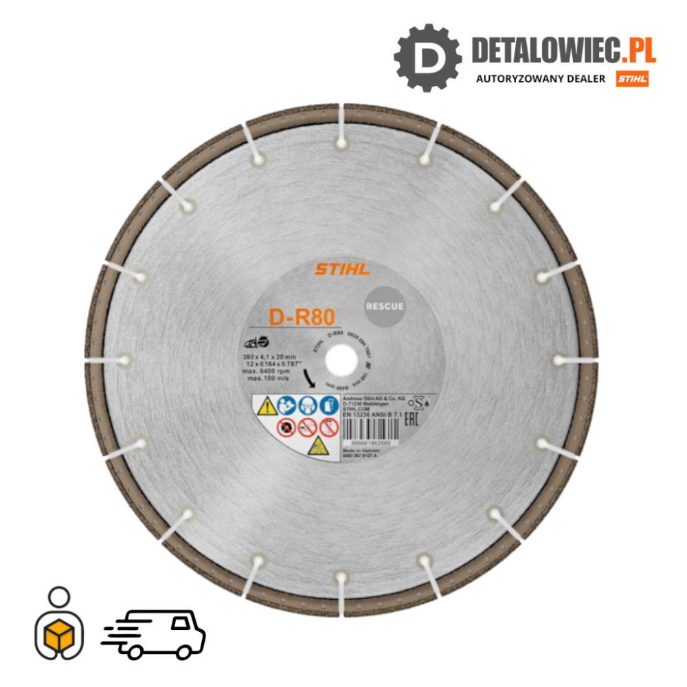 STIHL Tarcza tnąca D-R80 Ø 350mm/14"