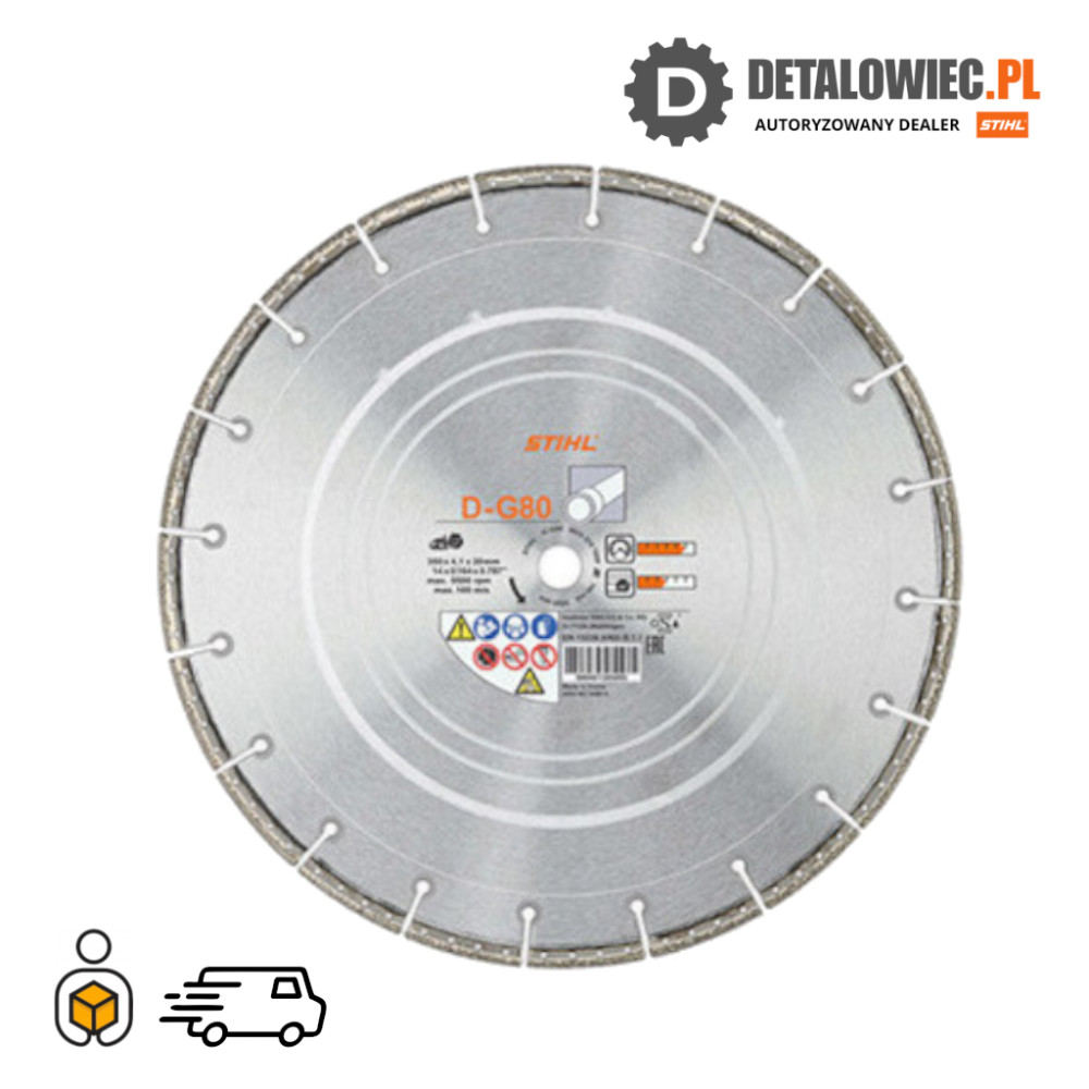 STIHL Tarcza tnąca D-G80 Ø 350mm/14"