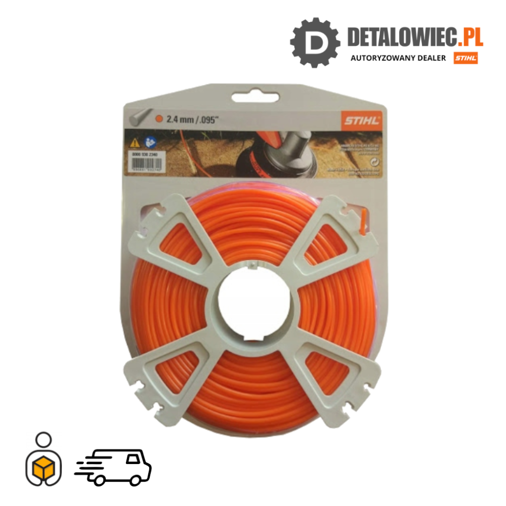 STIHL Żyłka okrągła cicha Ø 2,4 mm x 83,0 m