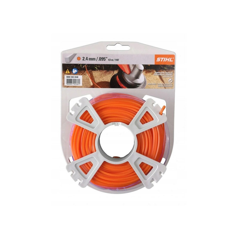 STIHL Żyłka kwadratowa Ø 2,4 mm x 41,0 m