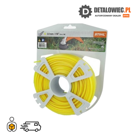 STIHL Żyłka kwadratowa Ø 3,0 mm x 53,0 m