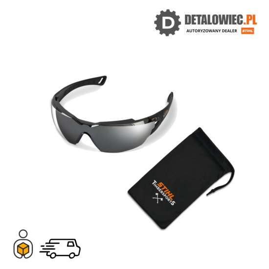 STIHL Okulary ochronne TIMBERSPORTS Edition Srebrne lustzane