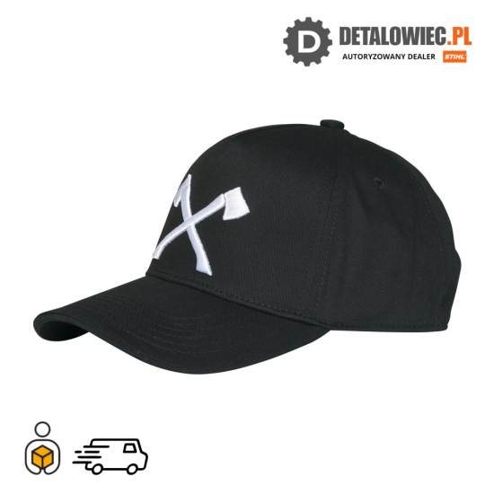 STIHL Bejsbolówka white axe TIMBERSPORTS