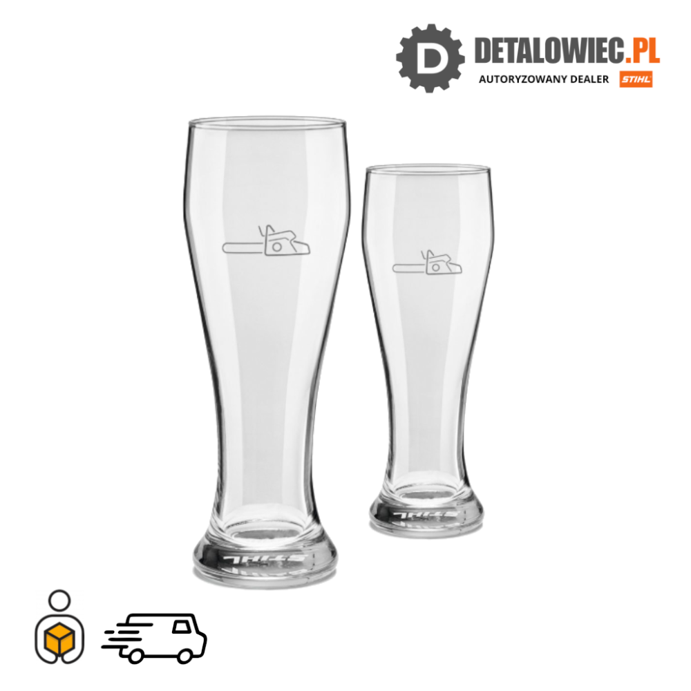 STIHL Szklanki do piwa pszenicznego, 2 szt.