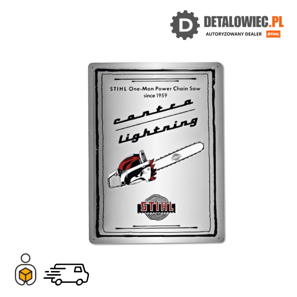 STIHL Tabliczka blaszana "HERITAGE"