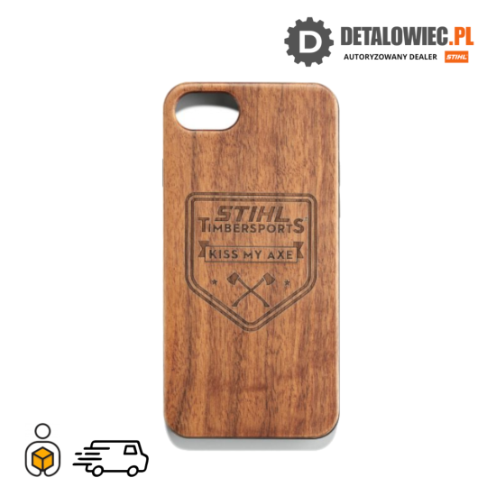 STIHL Drewniane etui AXE na telefon: iPhone 6/7/8/SE 2020