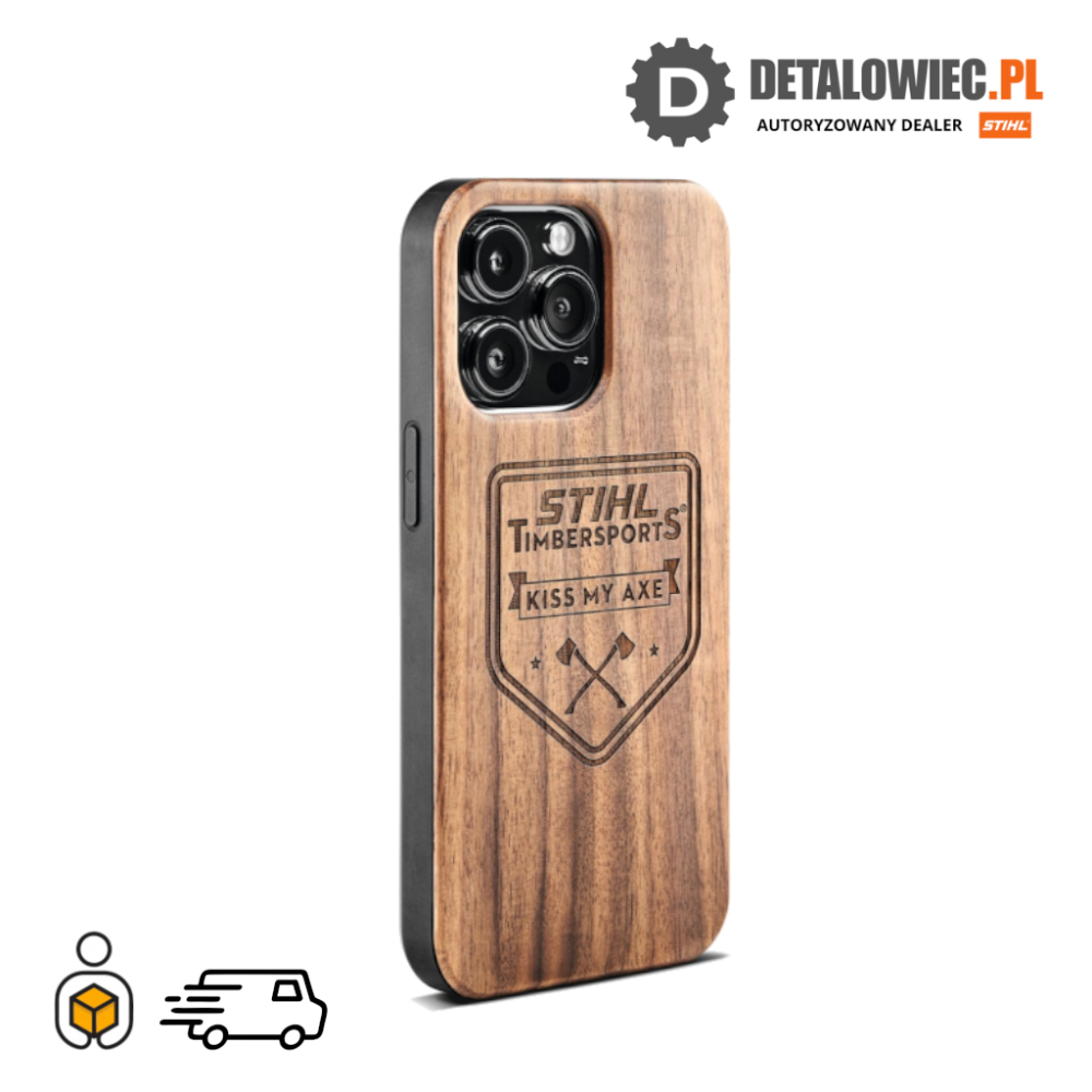 STIHL Drewniane etui AXE na telefon: iPhone 12/12 Pro