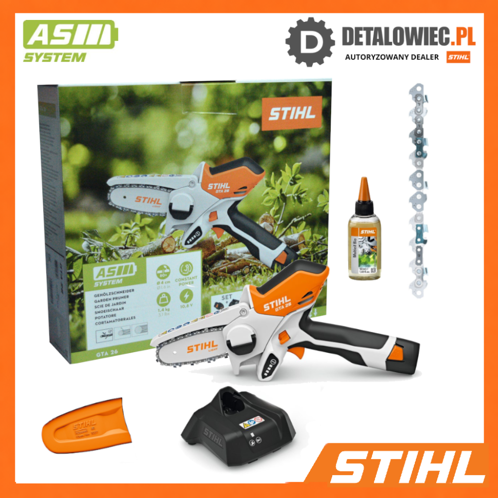 STIHL GTA 26 SET Akumulatorowa przecinarka