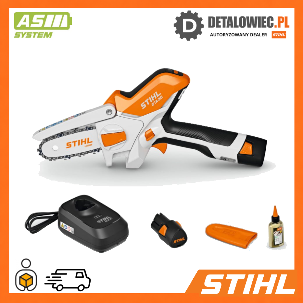STIHL Przecinarka akumulatorowa GTA 20 SET ZESTAW