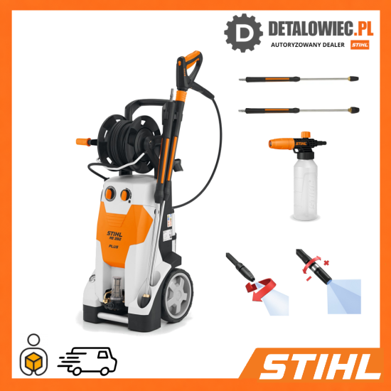 STIHL RE 282 PLUS Myjka wysokociśnieniowa + dysza do pianowania